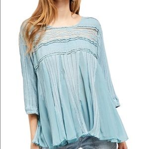 FREE PEOPLE Penny Lace Tunic Top